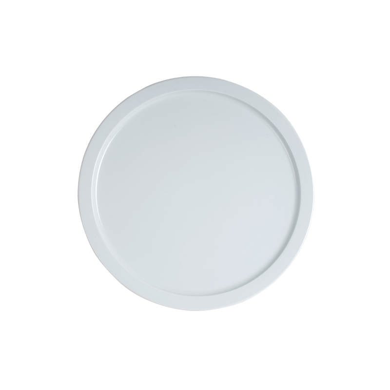 Assiette à Pizza En Porcelaine Noire - Format 30 X 30 Cm, Idéale Pour Servir Et Présenter Les Pizzas à Table