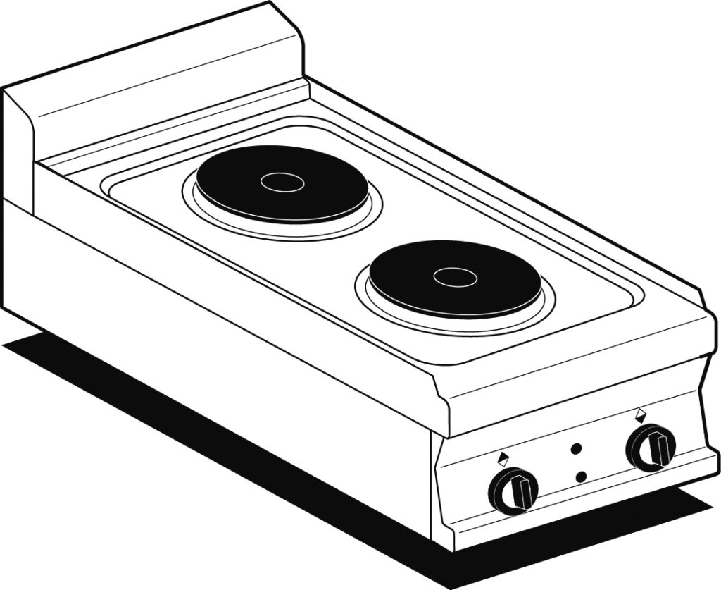 Réchaud 2 plaques Electrique Série 600